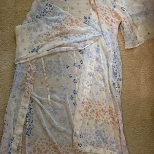 Floral Sheer Kimono